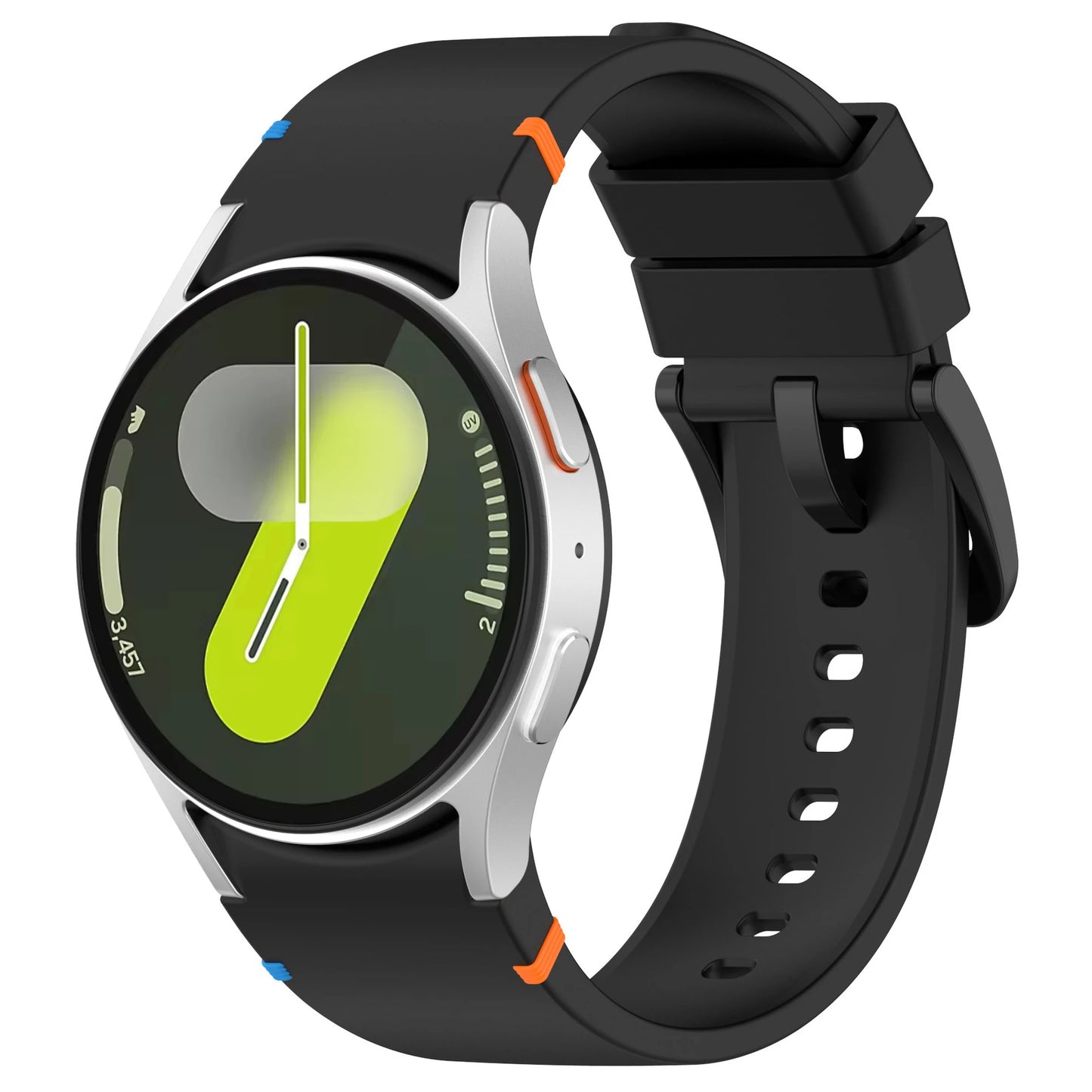Silicone Strap for Samsung Galaxy Watch 7 6 5 4 44mm 40mm Original No Gaps Sports Band Accessories for 6/4 Classic 47mm 46mm43mm