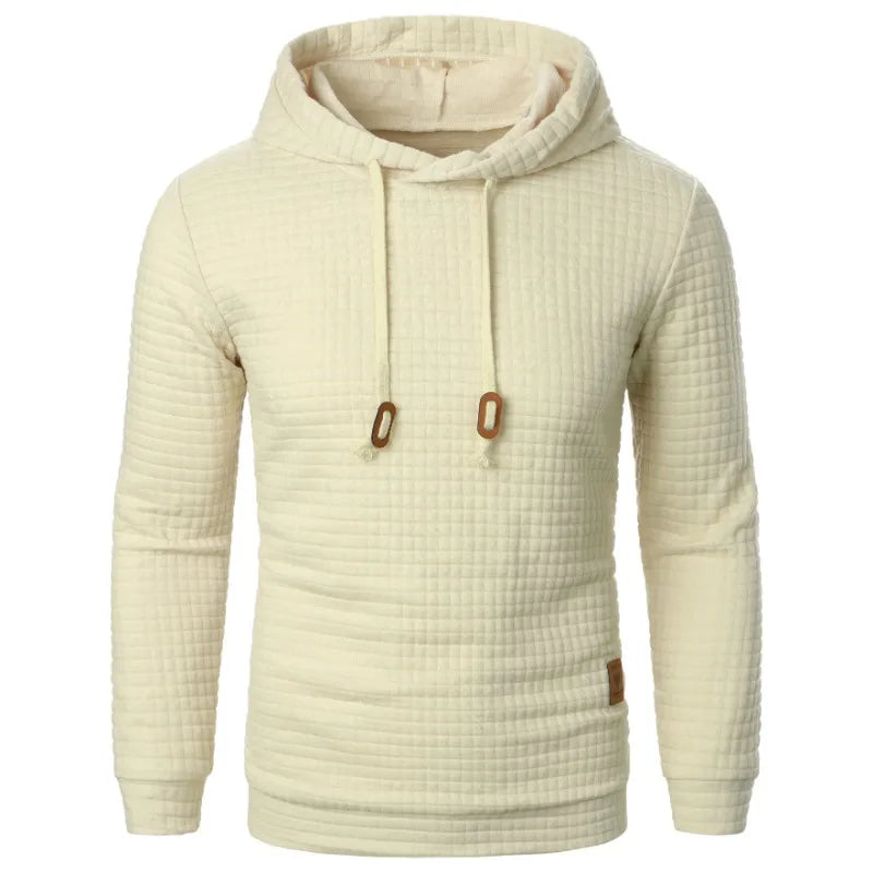 New Outdoor Men's Long Sleeve Hoodie Sweatshirts Autum Breathable Solid Color Coats Sport Streetwear Pullover Tracksuit Men