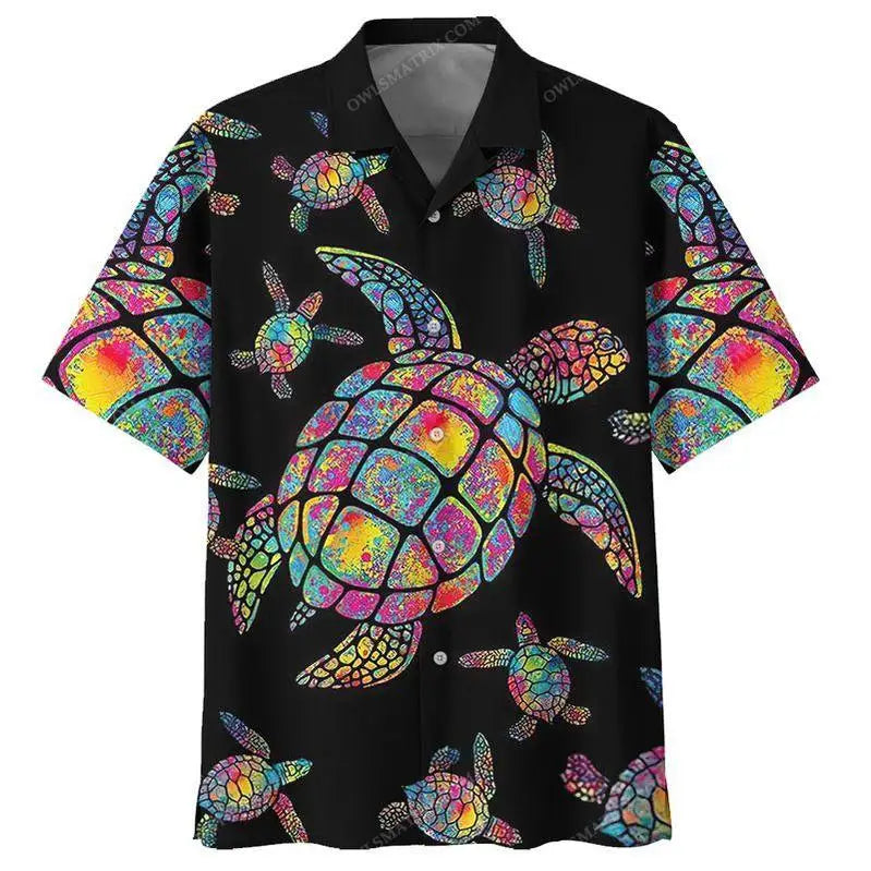 Summer Floral Parrot 3d Print Shirt Men Women Fashion Shirts Single-Breasted Short Sleeve Hawaiian Shirts Blouse Men's Clothing