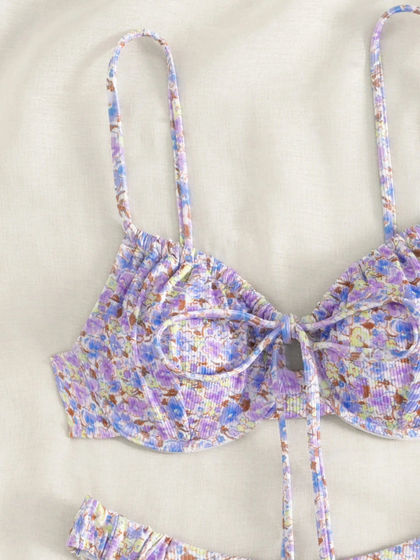 Floral Print Bathing Suit Brazilian Biquinis Swimming Suit for Women 2025 New Summer Bikini Micro Swimsuit Sexy Swimwear Bather