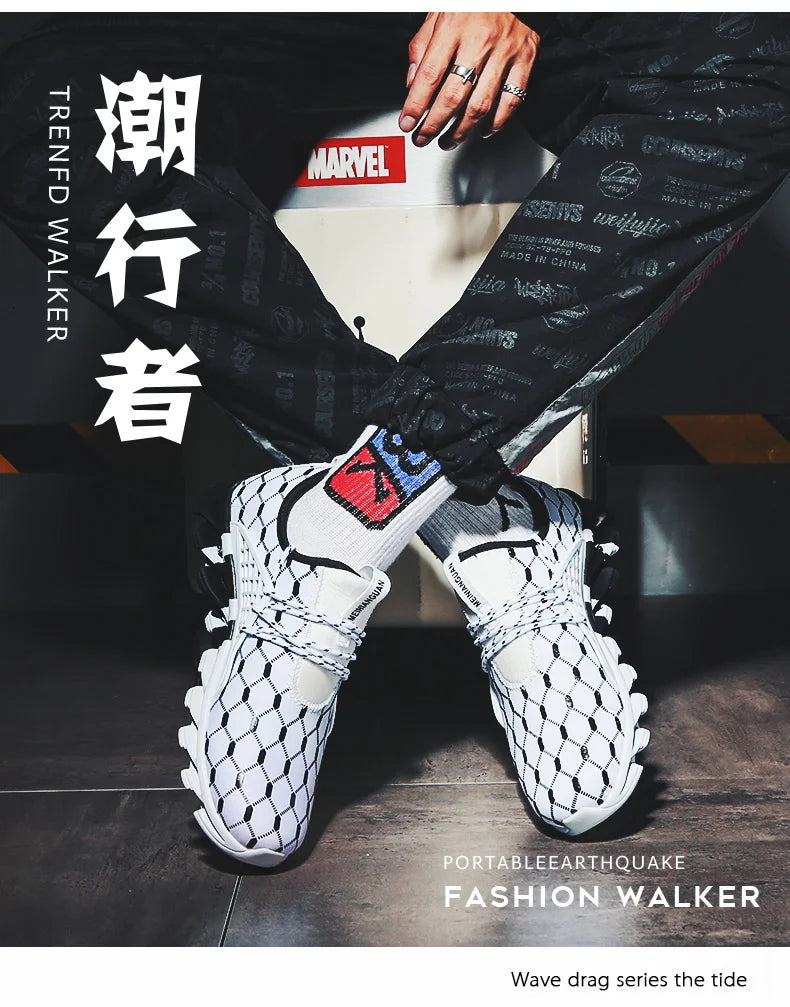 Big Size Men Shoes Light Breathable White Sneakers Men Casual Shoes Spring 2022 New Fashion Comfortable Walking Shoes For Men