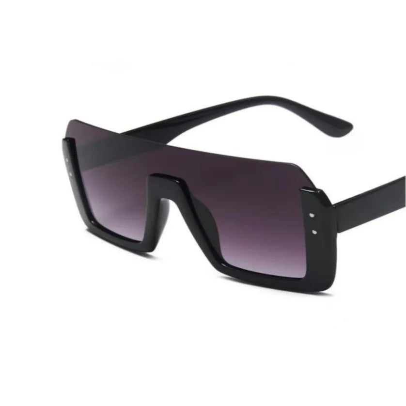 Vintage Sunglasses Women Men Half Frame Square Sun Glasses Female Retro Sunglasses ﻿for Male Eyewear Eye Glasses Sunglasses BAZAARHUBO