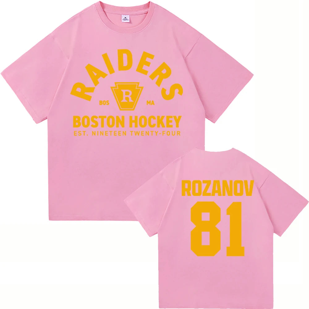 24 Hollander Montreal Voyageurs ClubT Shirt Fashion Men/Women TV Heated Rivalry Ilya Rozanov 81 T-Shirt High Quality Tees Shirts