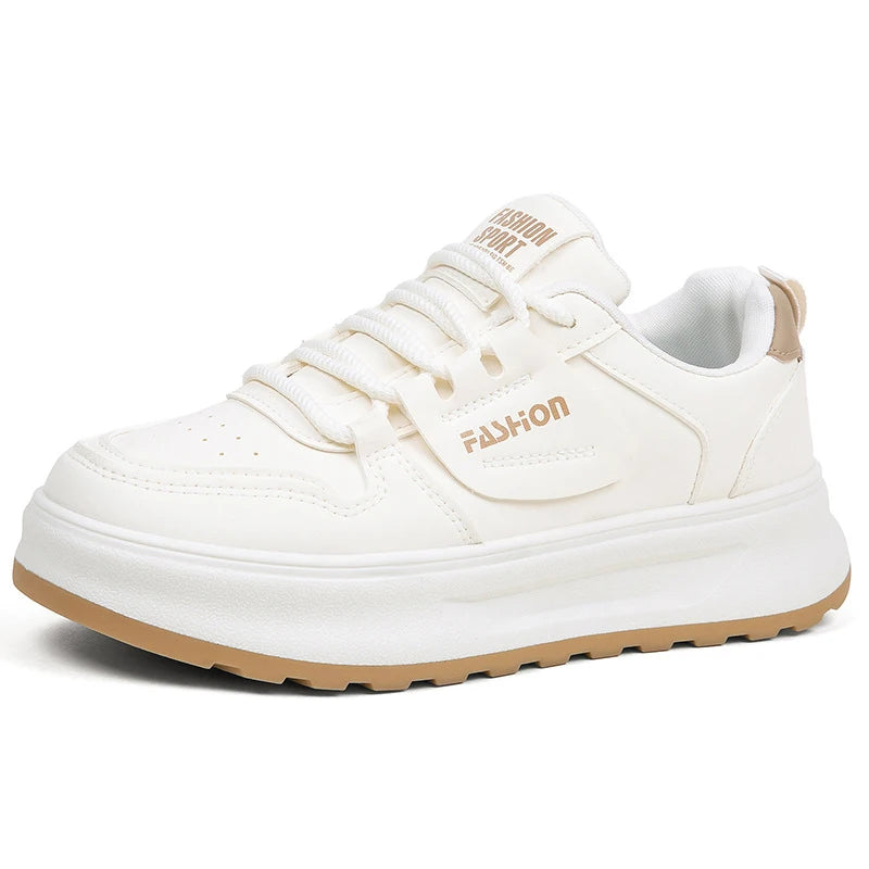 Comfortable Women's Sneakers 2026 New White Sneakers For Ladies Casual Shoes Women Fashion Flat Female Platform Shoes Woman
