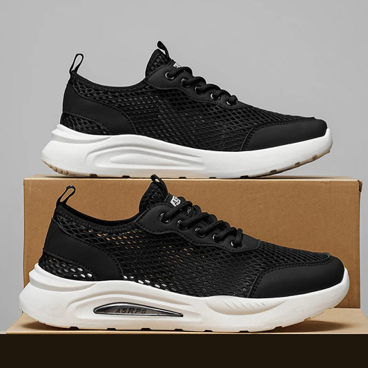 New Summer Sports Shoes for Men, Versatile Low-Top Trendy Running Shoes, Casual Mesh Fashion Shoes Suitable for Outdoor Sports