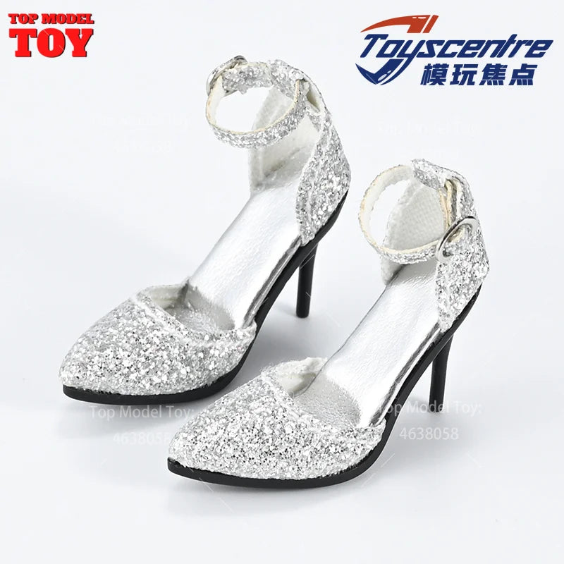 Toyscentre TCT-029 TCT-020 1/6 Female High Heels Boots Hollow Shoes Model TCT-003 4 5 6 7 8 9Fit 12'' Soldier Action Figure Body