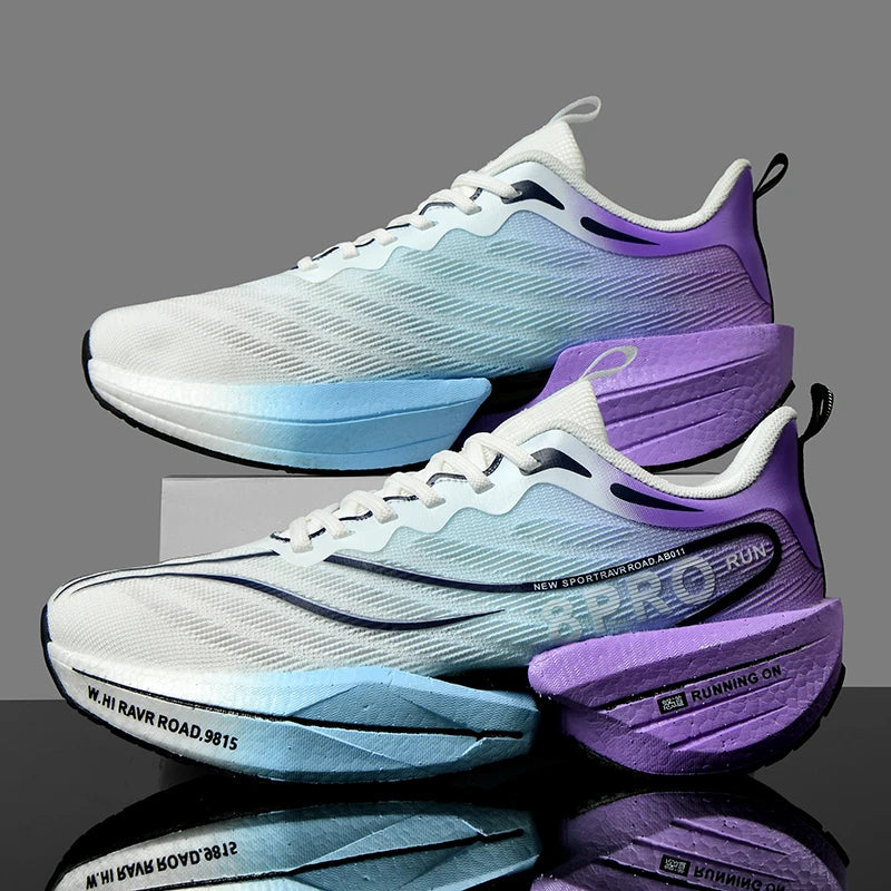 New Men's Running Shoes Non-slip Cushioning Racing Carbon Plate Sneakers Light Tennis Cross Training Shoes Trail Running Shoes