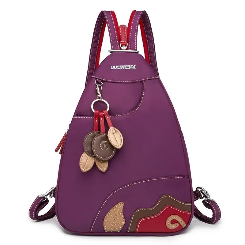 Casual Solid Nylon Designer Style Backpacks for Women 2026 High Quality Simple Versatile Commute Hot Trendy Sweet School Bags