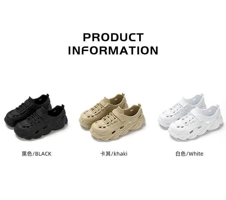 Outdoor Sports Slippers for Men and Women, Thick-Soled Eva Non-Slip Breathable Clogs, Fishing Beach Sandals, Unisex Couple Style