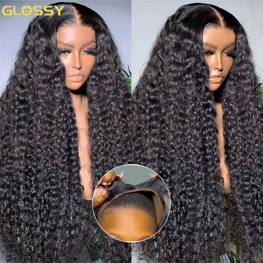 Deep Wave 13x6 HD Glueless Wear And Go Wigs 100% Human Hair For Women 250% Water Wave Curly Lace Front human hair Wig On Sale