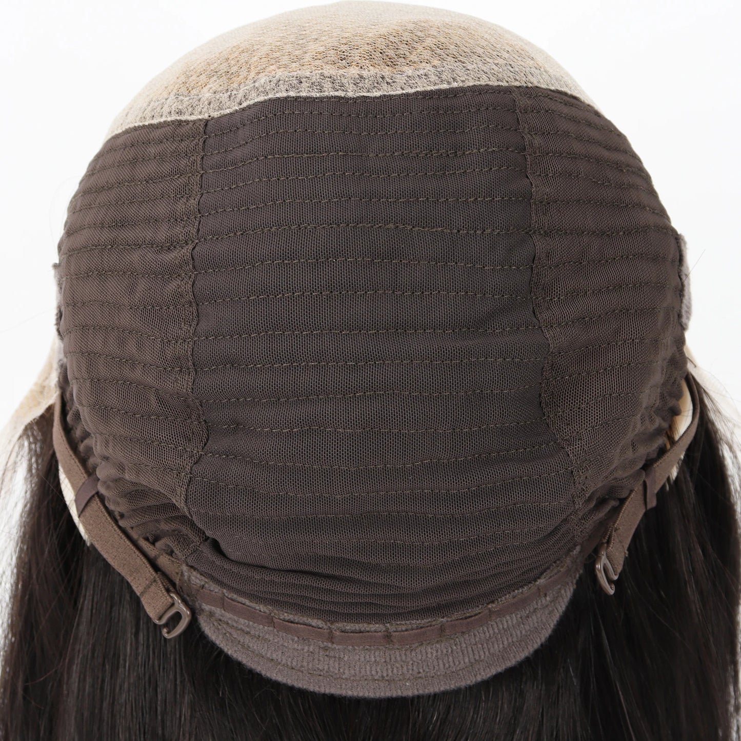 Invisiable Knots Wig for Women 22inch Real Virgin European Human Hair Wig HD Lace with Fabric Natural Hairline Soft Breathable