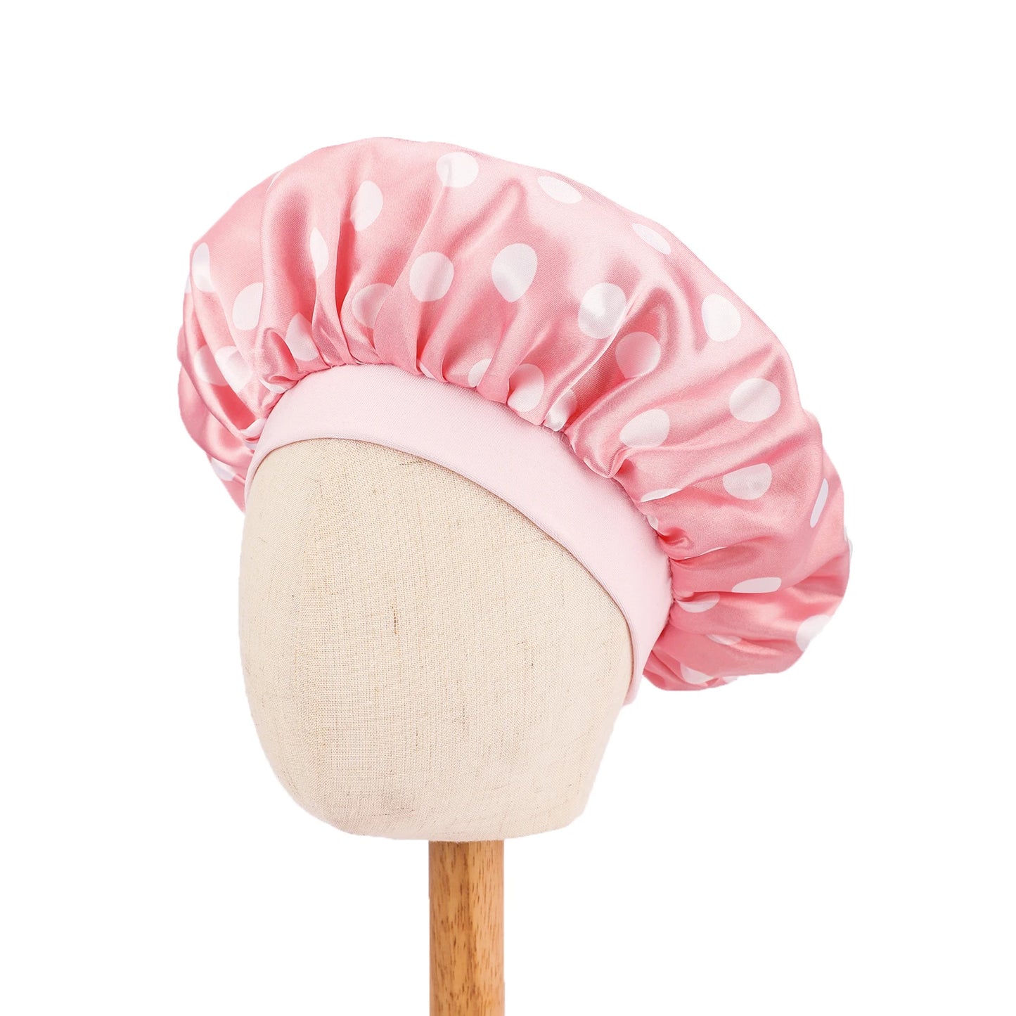 Fashion New African Children Adjustable Printing Ankara Satin Bonnet Sleep Cap Baby Kids Satin Bonnet Sleep Hat Silk Shower Cap