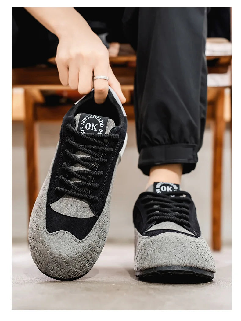 Fashion brand tenis men casual faux leather sneakers male wedged shoes new spring summer breathable trainers man gym run shoes