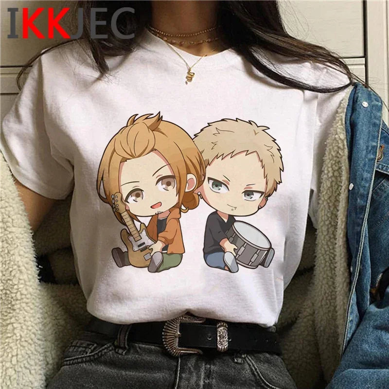 Given T Shirt Anime Sleeve Yaoi Bl Given Given Yaoi Given Anime T-shirt Given Manga Music Mafuyu Tshirt Men Harajuku Tees Male
