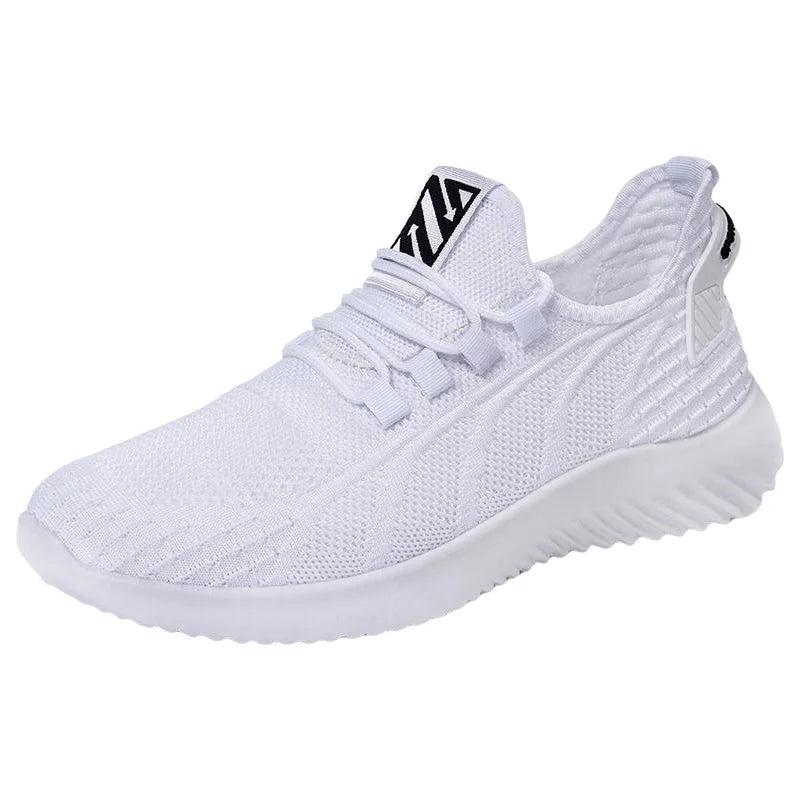 Spring New Fashionable Men's Running Shoes Leisure Style Youth Trendy Sports Shoes Low Top round Toe Rubber Outsole Mesh Lining