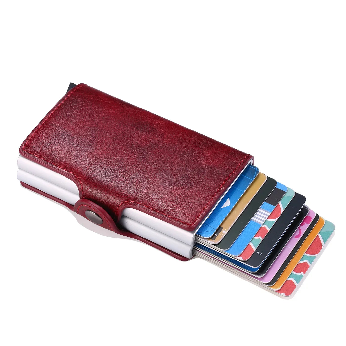 Rfid Men Card Wallets Free Name Engraving Carbon Fiber Slim Mini Wallet 14 Card Holders Small Money Bag Male Purses