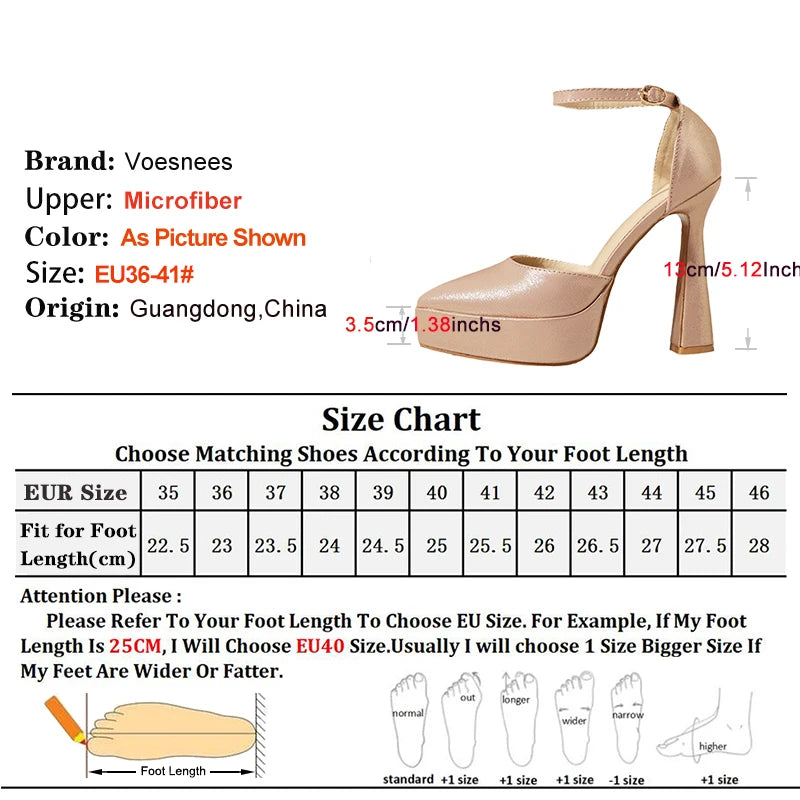 2025 Summer New Pointed Thin Heel Sandals For Women Ankle Buckle 13CM Thick Bottom Fashion High Heels Side Empty Female Shoes