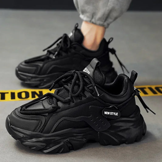 2025 New Men's Luxury Platform Sneakers Fashion Men Running Shoes Increased Breathability Man Shoes Lace Up Zapatillas De Hombre