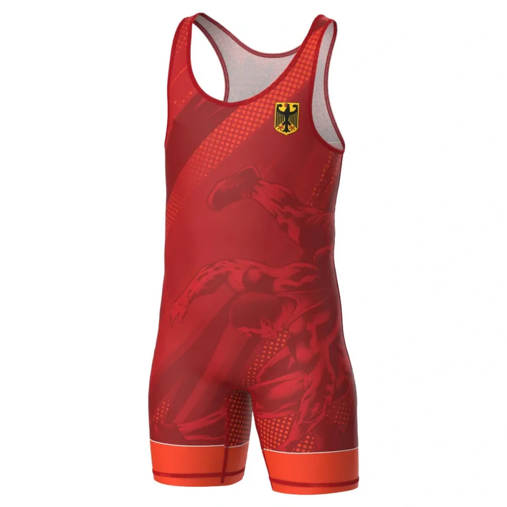 2025 Mens Wrestling Singlet Uniform Advanced Singlets Clothing Train Wrestling Gear Running Speedsuit Sportwear Boxing Tights