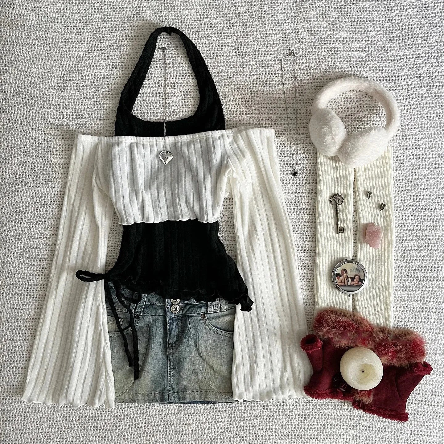Aesthetic Gothic Floral Print Baggy T Shirts Emo Clothes Y2k gothic Grunge Graphic Long Sleeve Tees Tops Women Autumn E-Girls