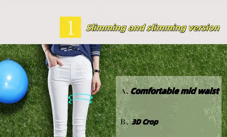 Elegant Slim Fit Solid Leggings Pants Fashion Women Elastic Stretch Skinny Pocket Pencil Legging Office Lady Commute Outerwear