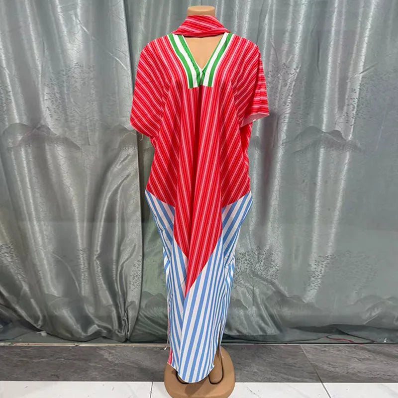 African Dresses for Women Traditional Africa Clothing Dashiki Ankara Gown Abayas Robe Muslim Kaftan Maxi Long Dress Outfits