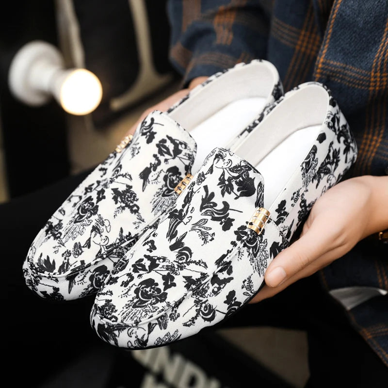 2026 Summer New Arrival Men's Chinese-Style Casual Shoes Minimalist Chinese-Style Loafers Retro-Chic Driving Shoes Work Shoes
