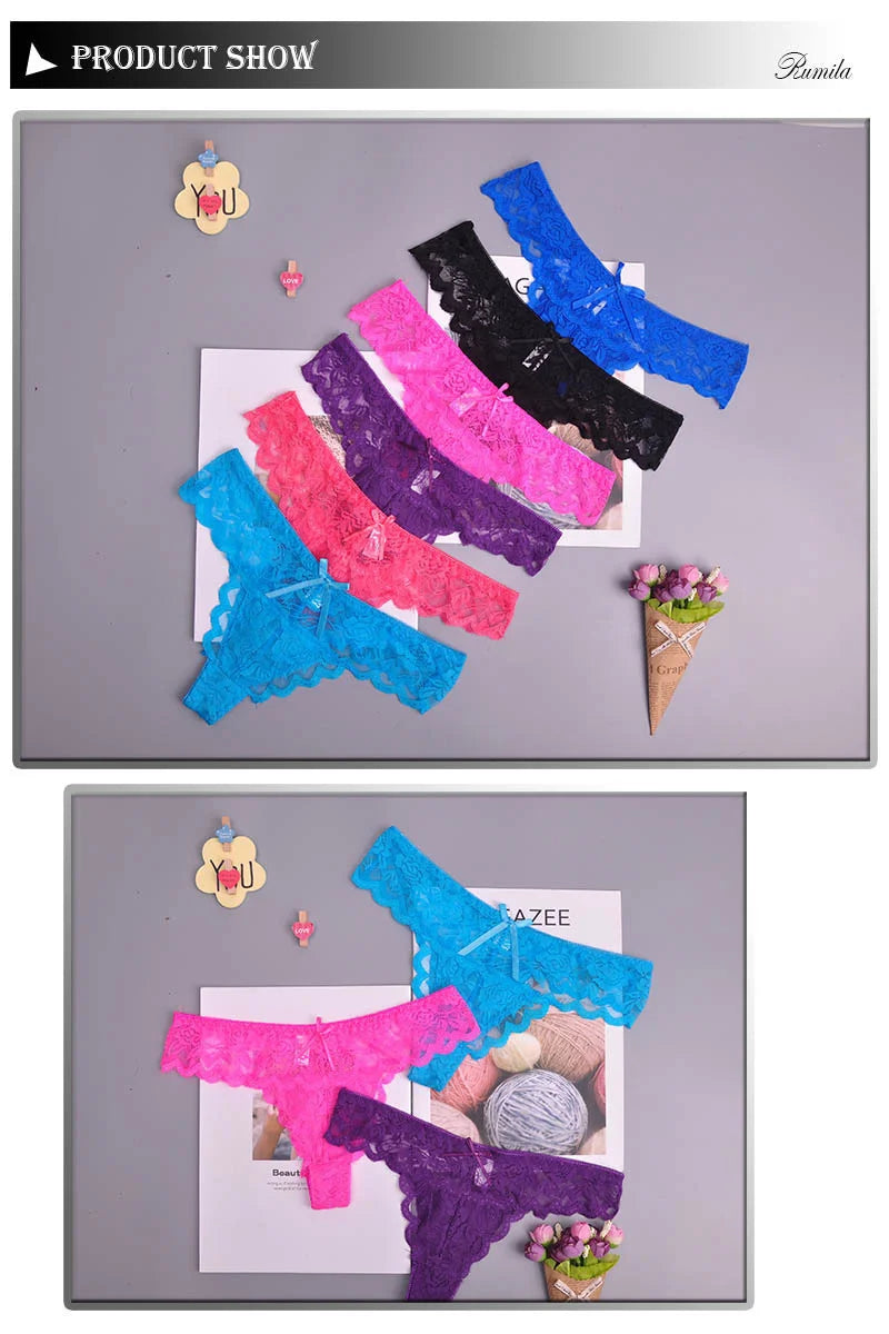 8color Gift full beautiful lace Women's Sexy lingerie Thongs G-string Underwear Panties Briefs Ladies T-back  1pcs/Lot 169