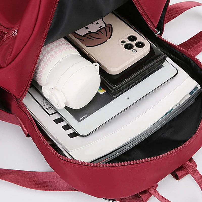 Neutral Style Men's and Women's Nylon Double-Shoulder Bag Suitable for Business Trips Multiple Colors Available.