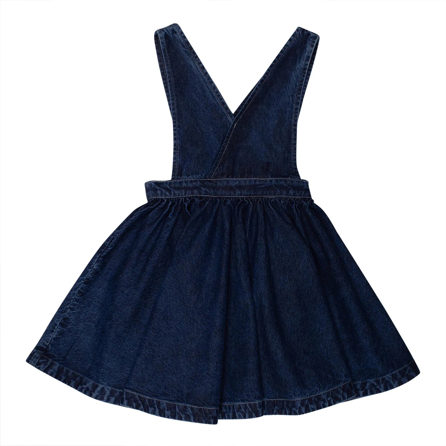 kids dress SS26 new SUMMER girls cute print Denim dresses