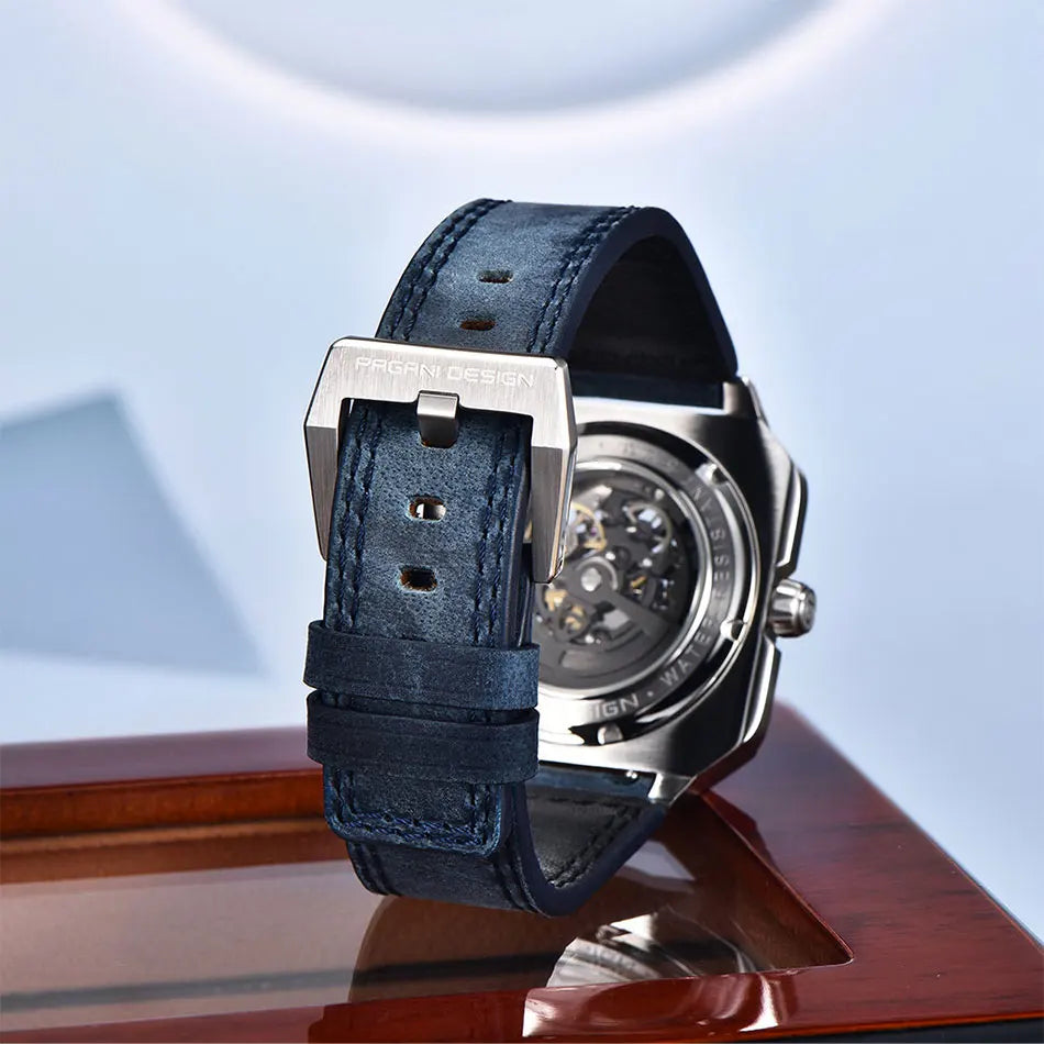 PAGANI DESIGN New Hollowed Men Mechanical Watch Top Brand Sapphire Glass Clock Classic Luxury Waterproof Automatic Men's Watches