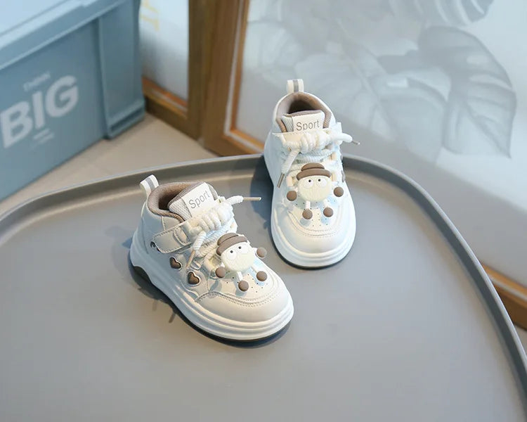 Kids Cartoon Casual Shoes Fashionable Children's Sneakers Boys and Girls Non-slip Sports Shoes Outdoor Non-slip Breathable Shoes
