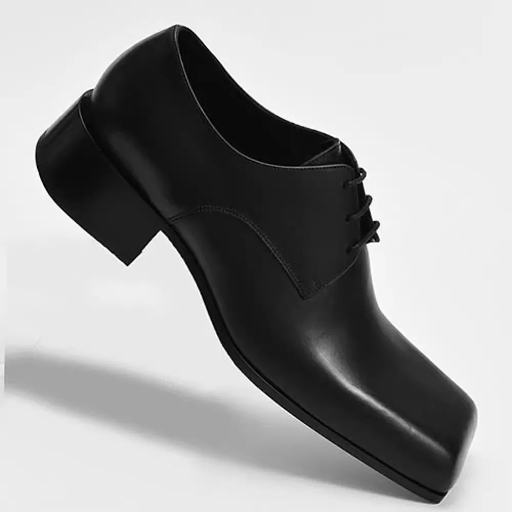 Shoes for Men womem 2024 Fashion Lace Up Leather Casual Shoes Spring and Autumn Round Toe Solid Platform Loafers 35-45