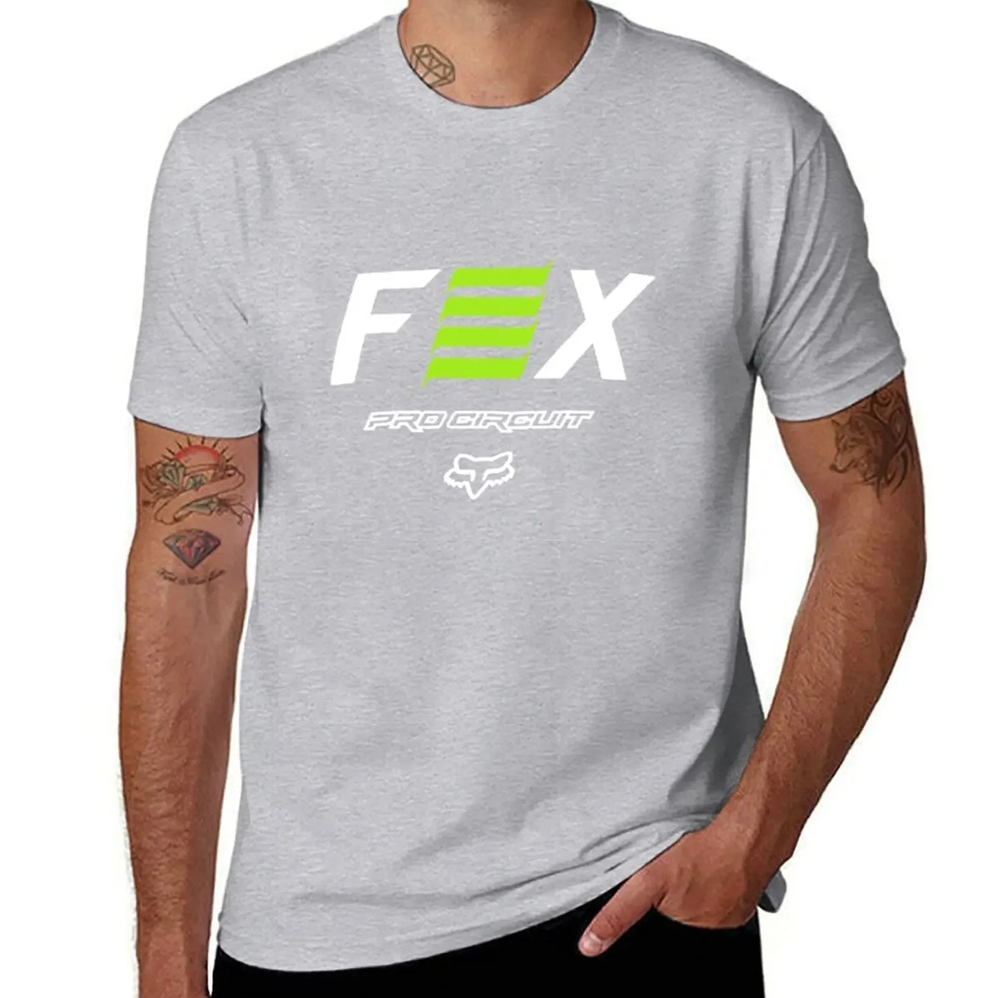 Fox-Clothing-Pro-Circuit-Short-Sleeve-Tech-Tee T-Shirt quick drying baggy shirts sublime anime shirts men