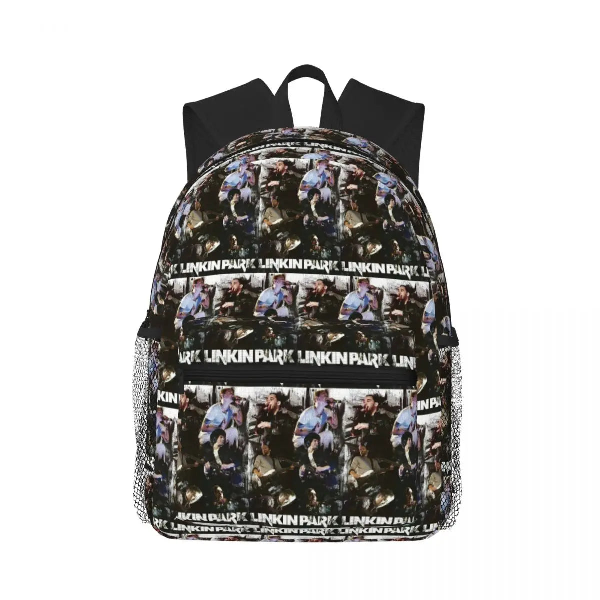 L-Linkin-S P-Park-S Band Student Backpack School Bag Hiking Travel Daypack for Boys Girls Fashion Bookbag Shoulder Bags