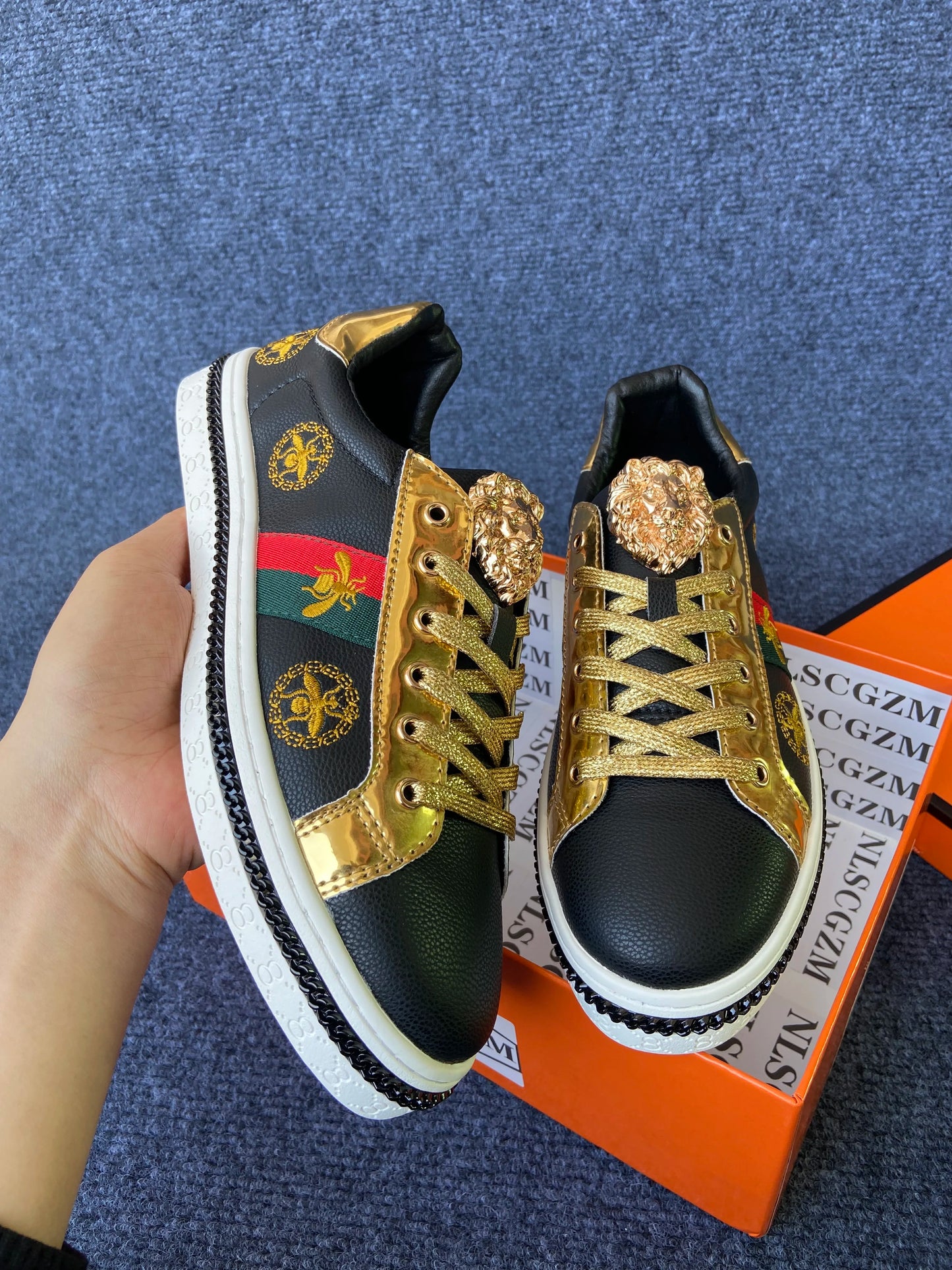 original shoes brand premium shoes for man high quality casual shoes for man casual sneakers for man trainers luxury black white