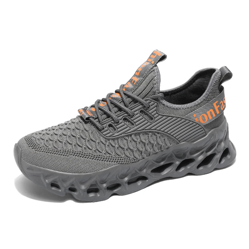 YRZL Sports Men Sneakers 2025 Breathable Mesh Running Shoes Lightweight Comfortable Walking Shoes Male Casual Outdoor Footwear
