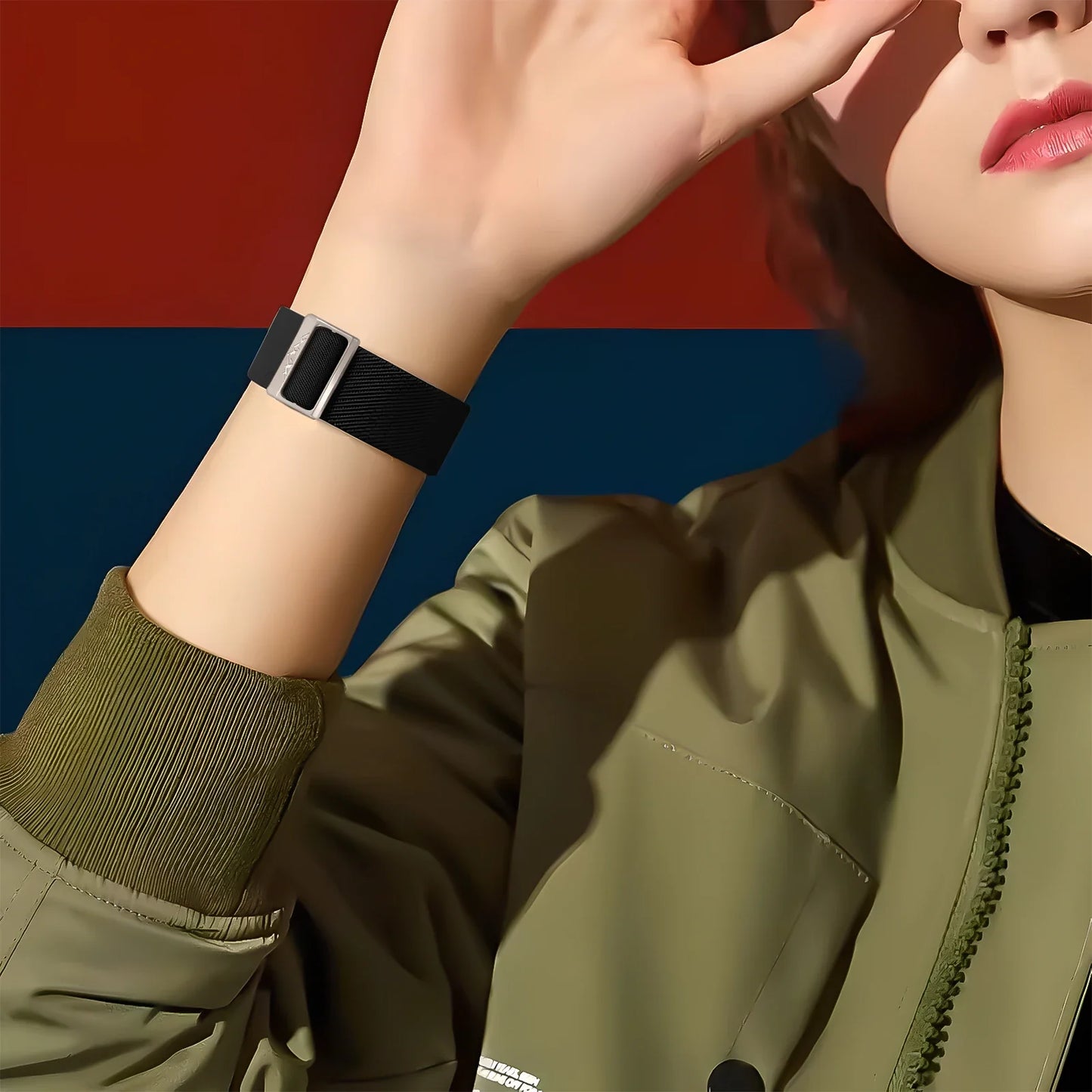 Nylon Strap for Apple Watch Ultra 2 Band 49mm 9 8 7 45mm 41mm 44mm 40mm 42mm Braided Elastic Bracelet for IWatch Series 6 SE 5 4