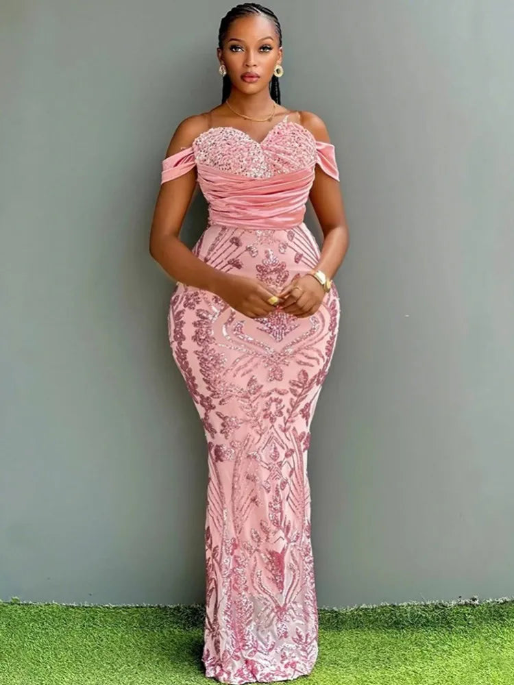 African Dresses For Women Muslim Fashion Abayas Boubou Dashiki Ankara Outfits Evening Gown Dubai Kaftan Abaya Robe Marocaine