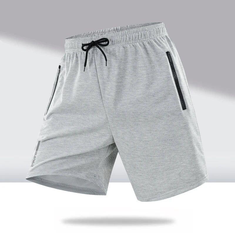 Men's Summer Sports Shorts Ice Silk Breathable Five-Point Running Fitness Loose Clothing