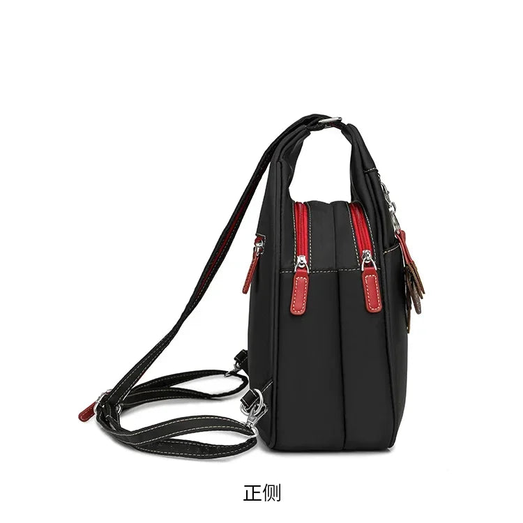 Casual Solid Nylon Designer Style Backpacks for Women 2026 High Quality Simple Versatile Commute Hot Trendy Sweet School Bags