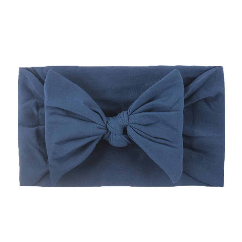 Baby Bow Headbands For Girls Soft ElasticChildren Hair Band Hair Tie Newborn Baby Hair Accessories Party Gifts Girls Headwraps
