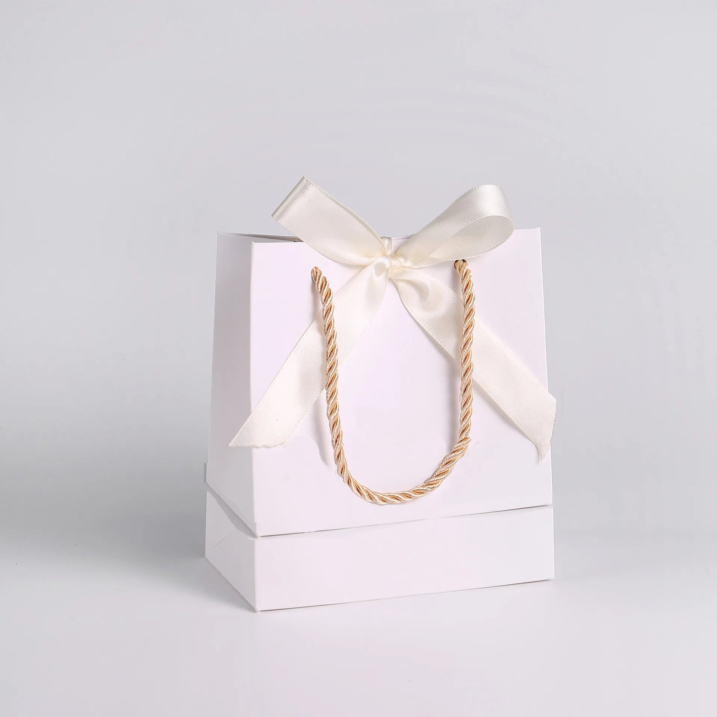 20/50 Reusable Gift Bags with Handles Paper Bags with Bows Shopping Bags Birthday Parties Weddings Graduation Decorative BOX