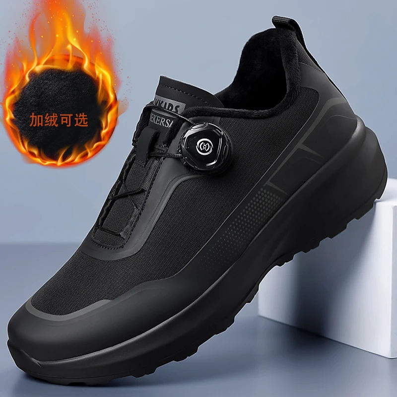 New Handmade Leather Casual Men Shoes Design Sneakers Man Breathable Leather Shoes Men Outdoor Sneakers