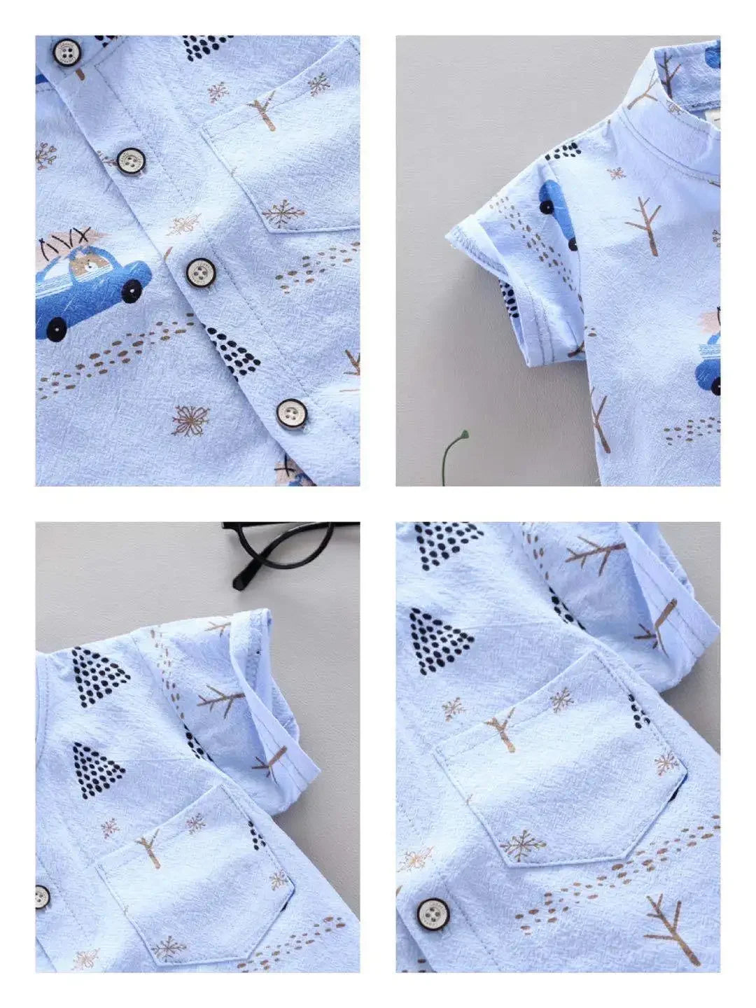 2024 Summer Casual Clothes Fashion Baby Boy's Suit Set Top Shorts 2PCS Baby Clothing Set For Boys Infant Suits Kids Clothes