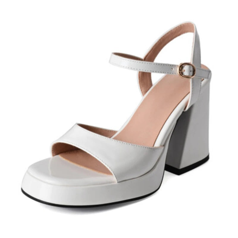 2023 Summer New Shoes Woman Brand Women's Platform Shoes Fashion Comfortable Thick Sole Sandals Square High Heels