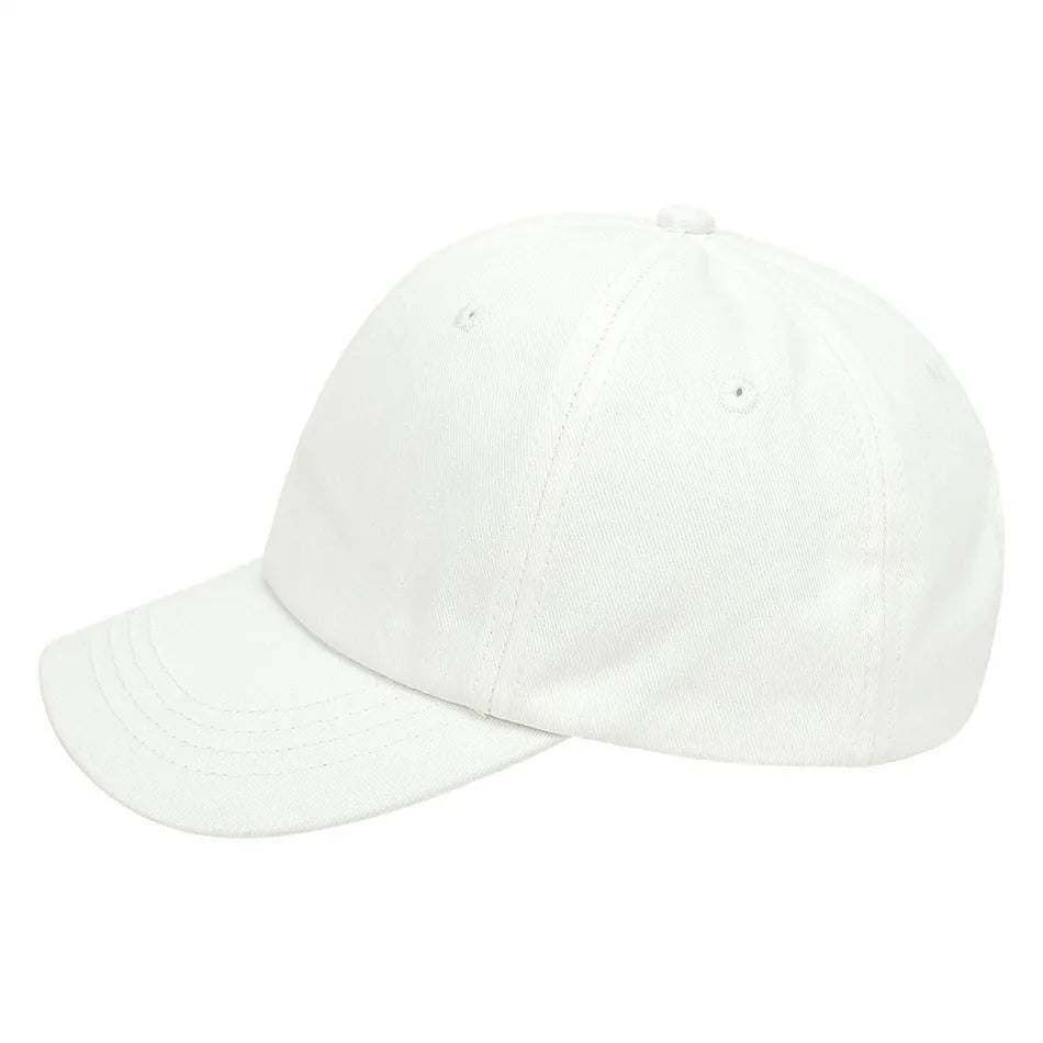 Kids Baseball Cap Low Profile Sun Hat for Boys and Girls Soft Cotton Pink Black White Gray for Baby Children