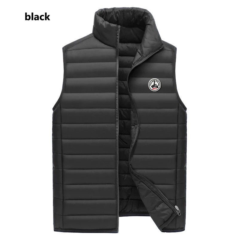 Spring Autumn Men Women Long sleeves Embroidery logo Zipper Front Going Out Light Thin Hooded Down Jacket Warm And Windproof