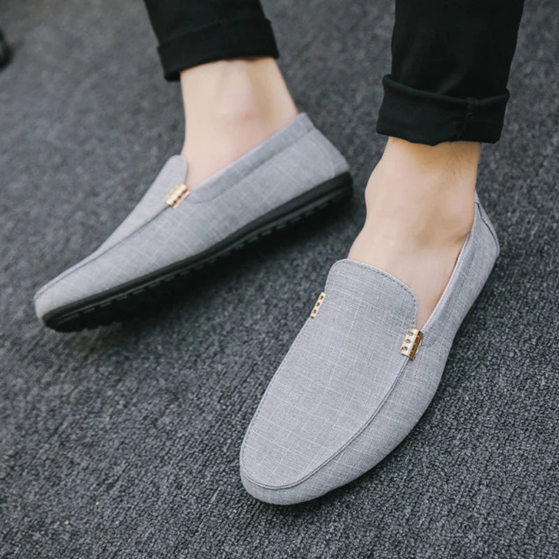 Men's Casual Shoes Soft Sole Loafers High Quality Slip on Sneakers Comfortable Men Driving Shoes Formal Party Flats Plus Size 46