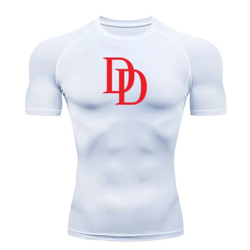 Tight fitting shirt for men, long sleeved and short sleeved, cool and dry sports T-shirt, fitness gym, sports top, sports top